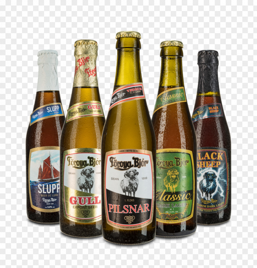 Beer Lager Bottle Veðrur Föroya Bjór PNG