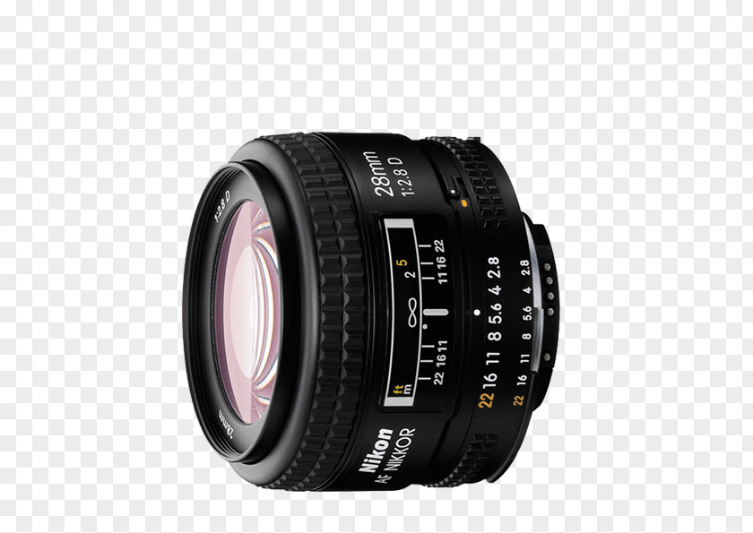 Camera Lens Nikon AF Nikkor 50 Mm F/1.8D AF-S DX 35mm F/1.8G 28mm PNG