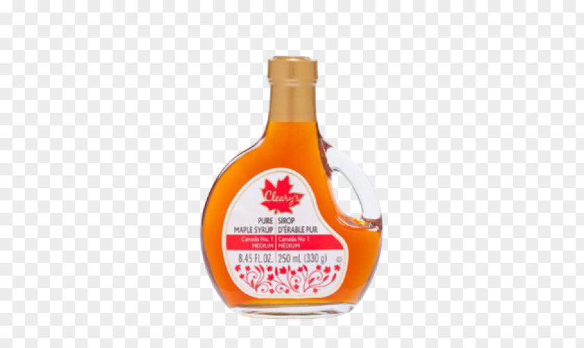 Maple Syrup Liqueur Bottle PNG