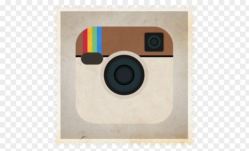 Vintage Instagram Icon Favicon Clip Art PNG