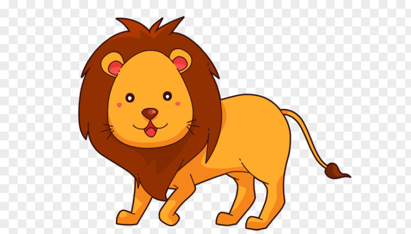 Cute Style Lion Clip Art Openclipart Free Content Image PNG