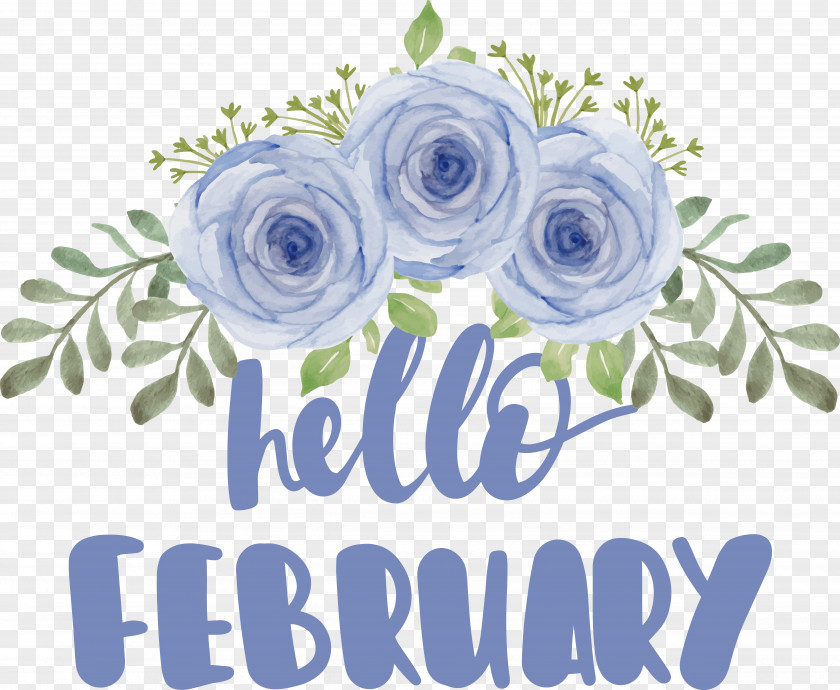 Hello February: Hello February 2020 Watercolor Painting Painting Drawing Royalty-free PNG