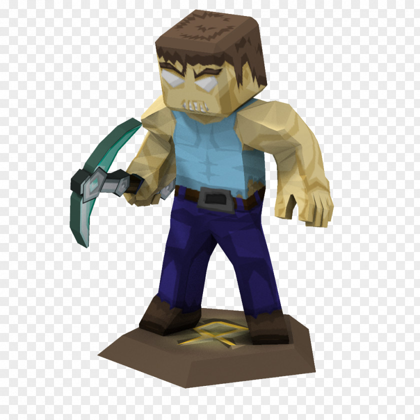 Minecraft Herobrine Skin Figurine Action & Toy Figures Fiction Character PNG