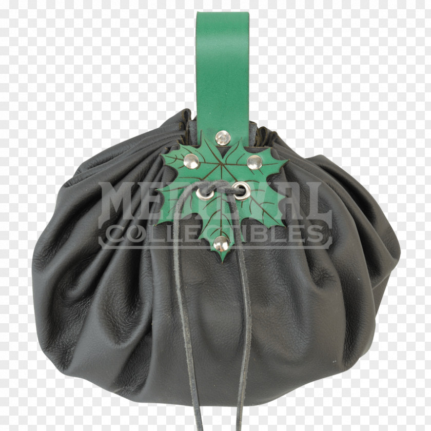 Round Leaf Handbag Green PNG