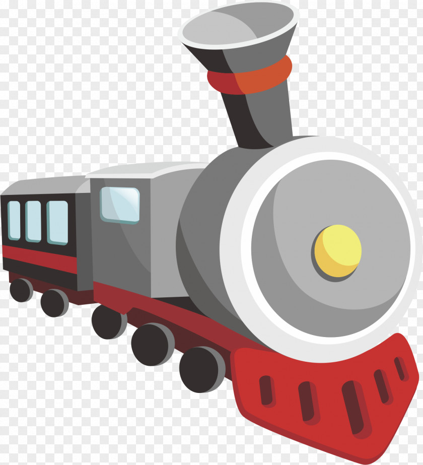Train Vector Material Cartoon PNG