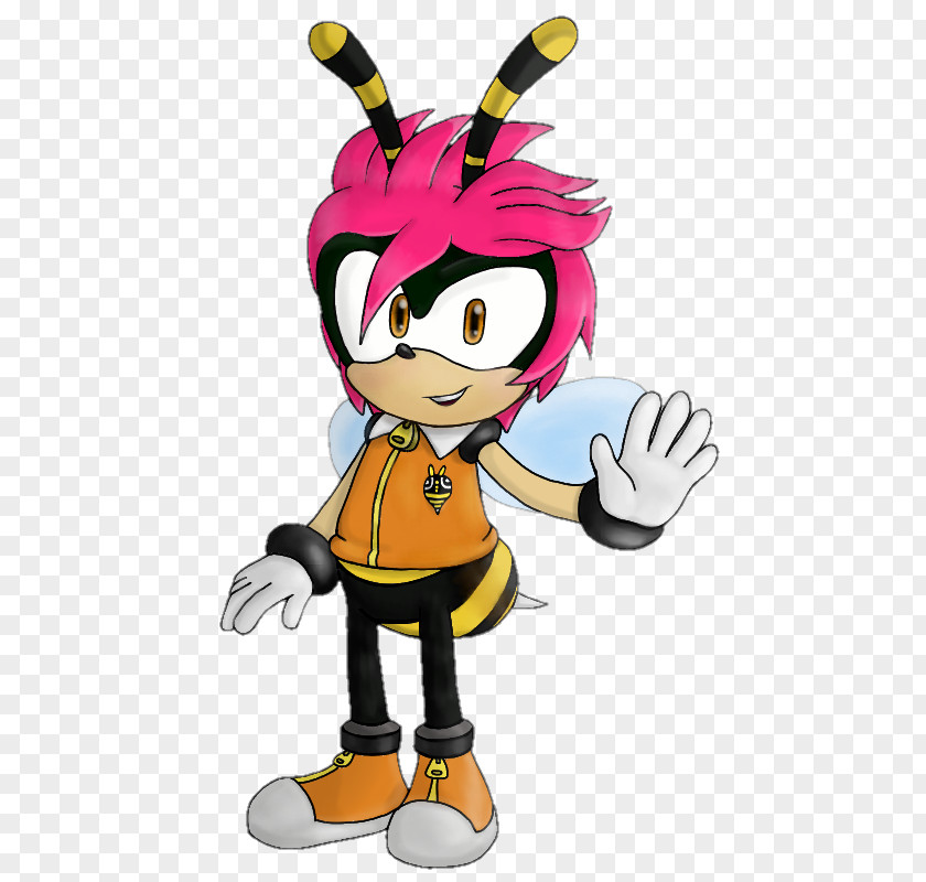 Bee Charmy Sonic Forces Knuckles' Chaotix PNG