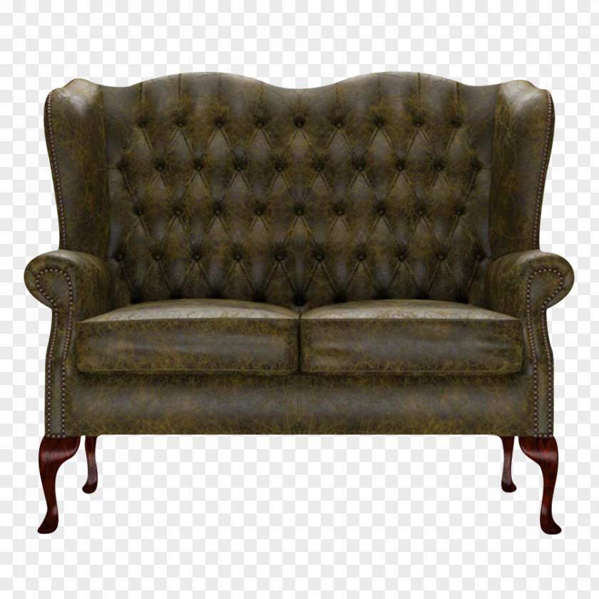 Chair Couch Wing Club Chaise Longue PNG