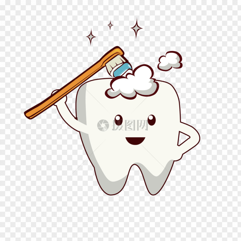 Electric Kid Tooth Brush Glasses Jaw Ear Clip Art PNG