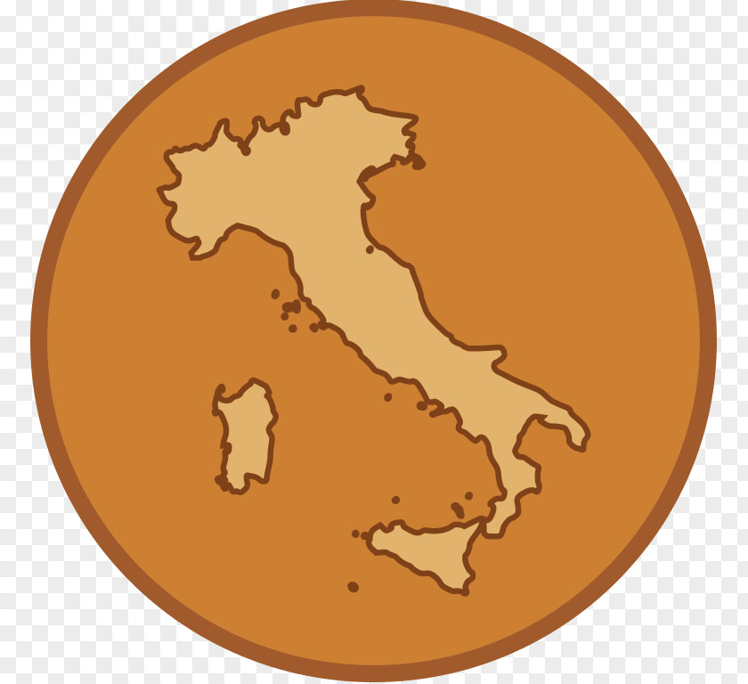 Italy World Map Blank Cartography PNG