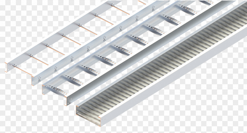 Ladder Cable Tray Carrier Management Electrical Aluminium PNG