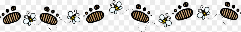 Little Bee Line Pattern PNG
