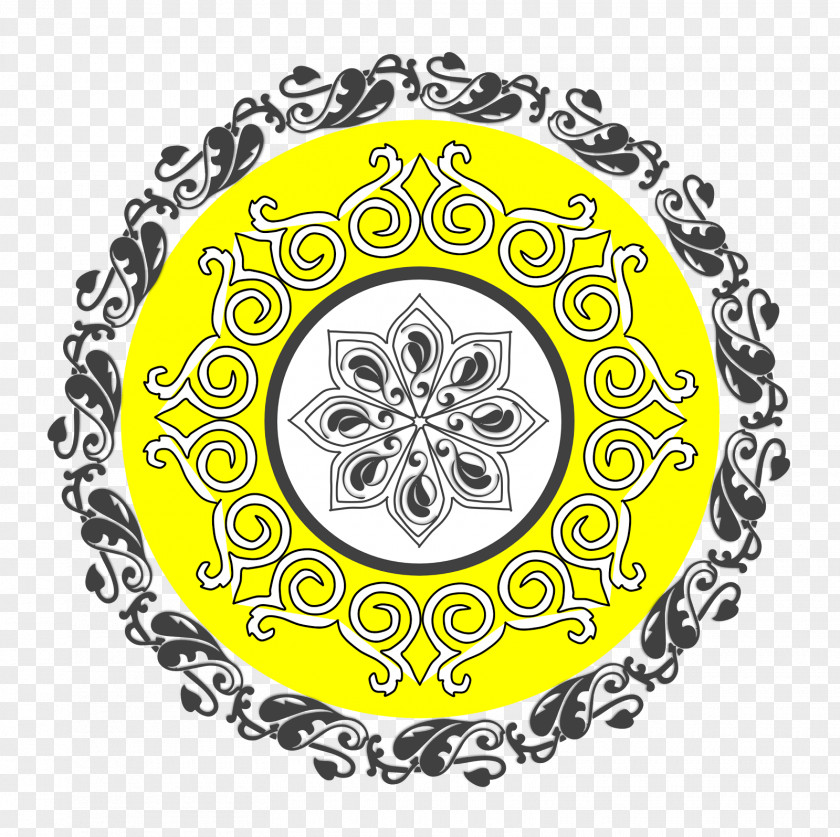 Mandala Contour Visual Arts Drawing Clip Art PNG