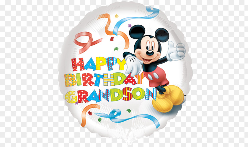 Mickey Mouse Birthday Balloon Minnie Party PNG