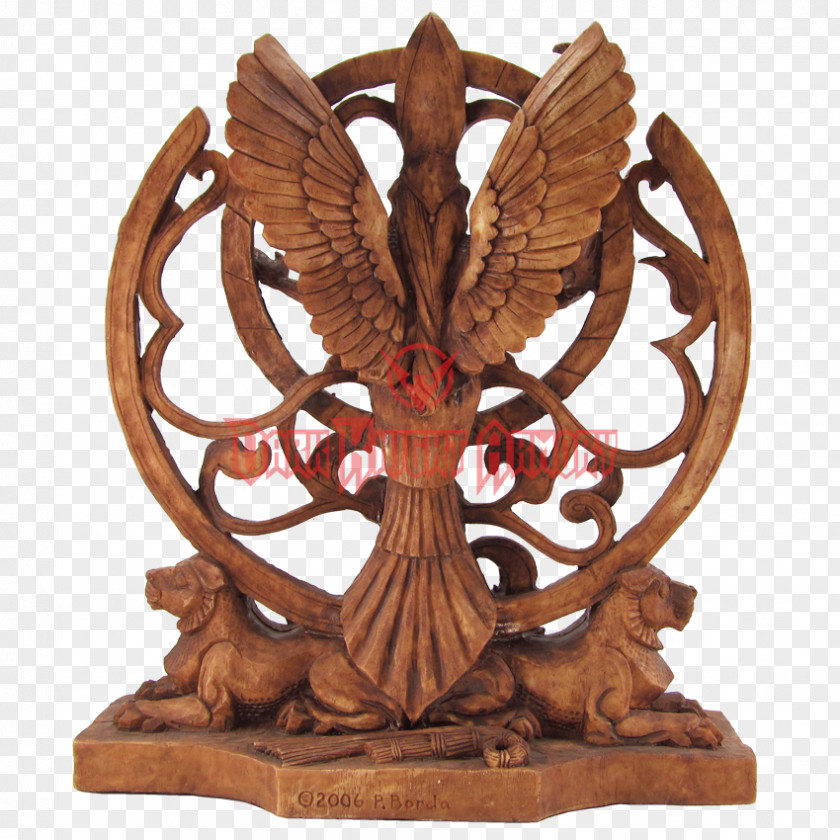 Qh Inanna Wood Carving Queen Of Heaven Statue Sumer PNG