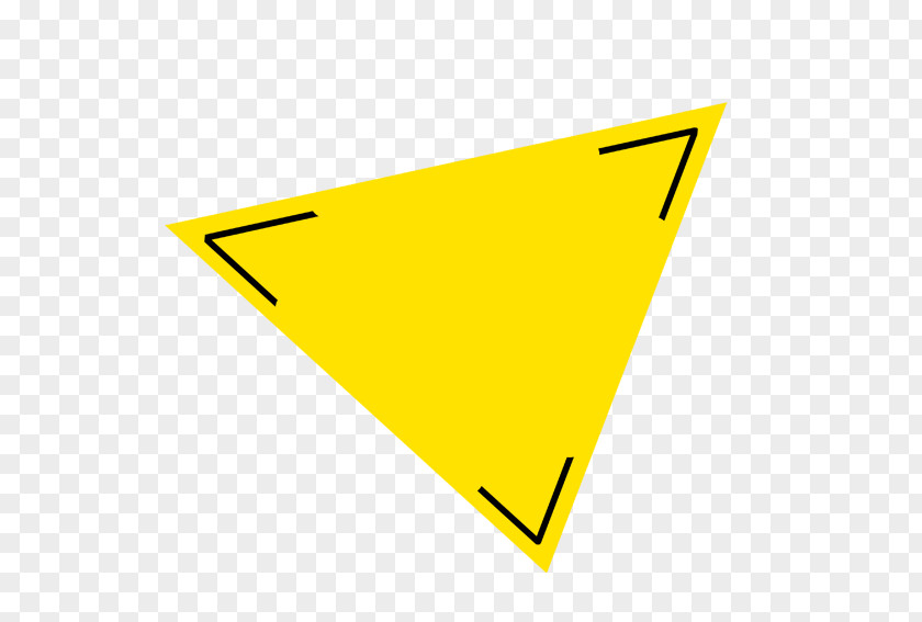 Triangle Yellow PNG