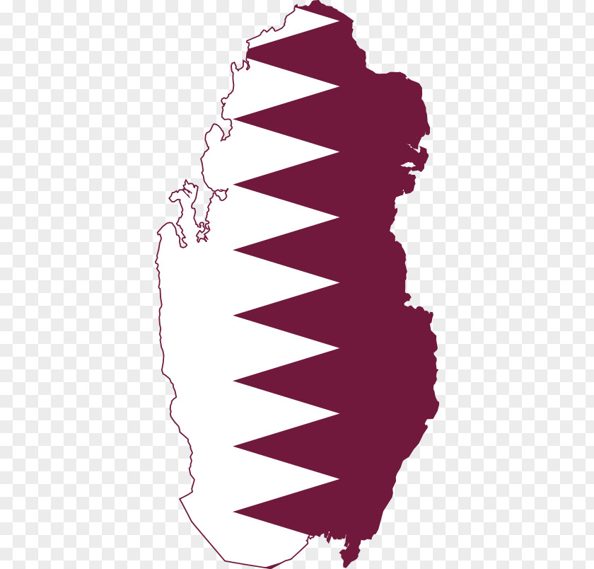 Map Flag Of Qatar National PNG