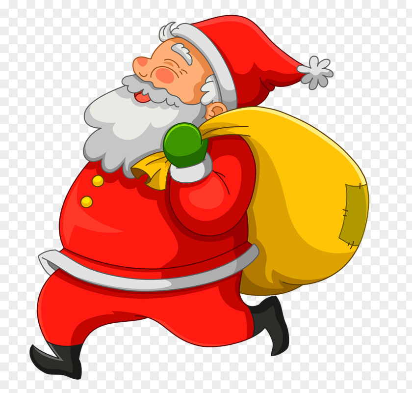 Santa Claus Rudolph Reindeer Vector Graphics Christmas Day PNG