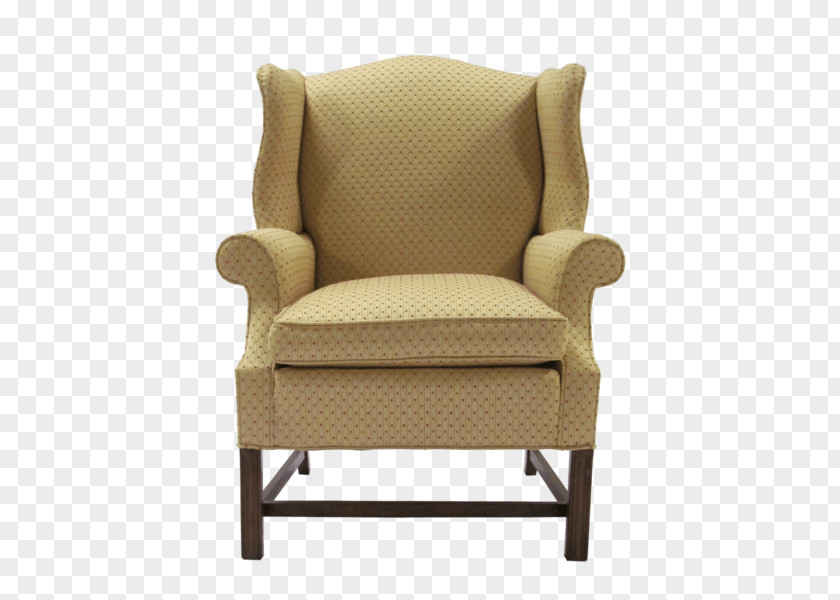 Table Wing Chair Upholstery Slipcover PNG