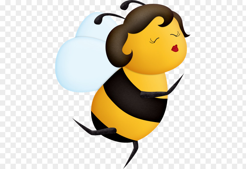 Bee Honey Animaatio Image Worker PNG