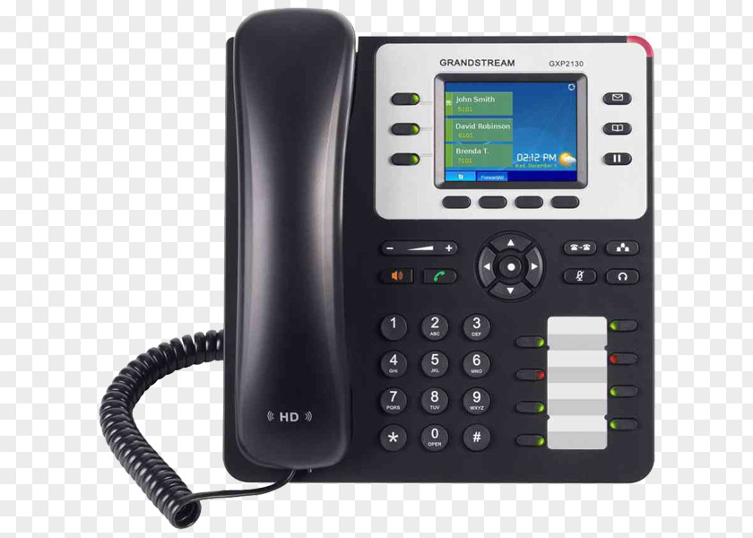 Grandstream Networks GXP2130 Telephone VoIP Phone GXP1625 PNG