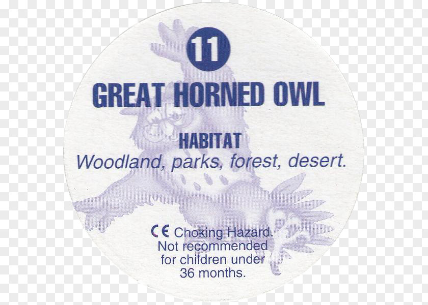 Great Horned Owl Bird Of Prey Milk Caps PNG