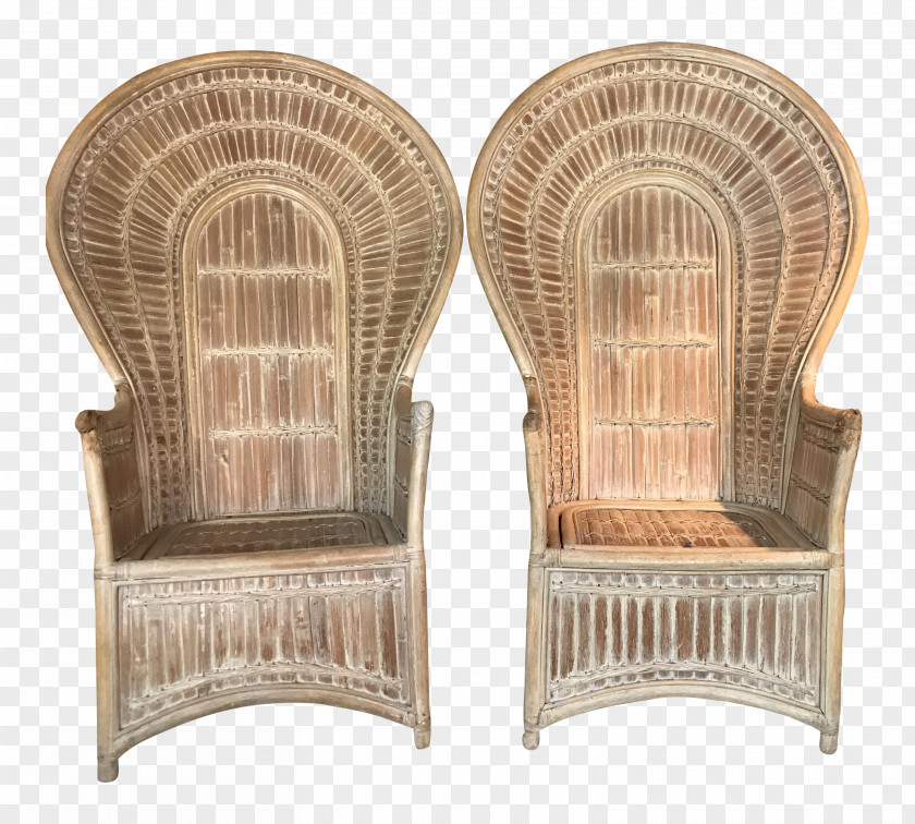 Noble Wicker Chair Table Bedroom Furniture Bamboo PNG