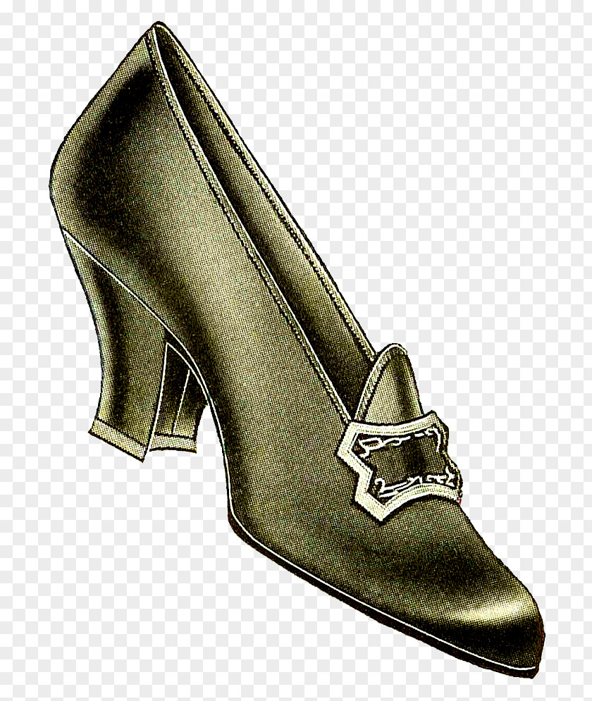 Slip-on Shoe Buckle Court High-heeled PNG