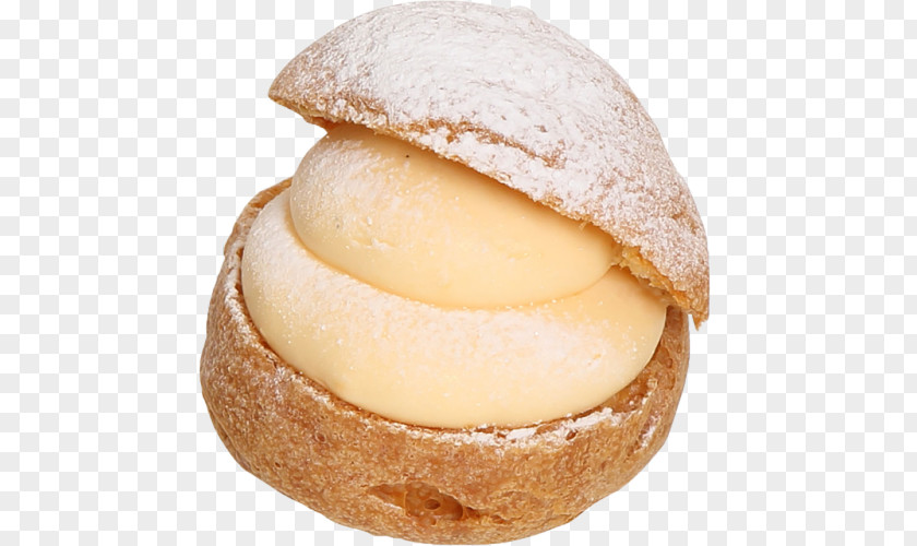 Cream Puff Profiterole Choux Pastry Powdered Sugar Malasada PNG