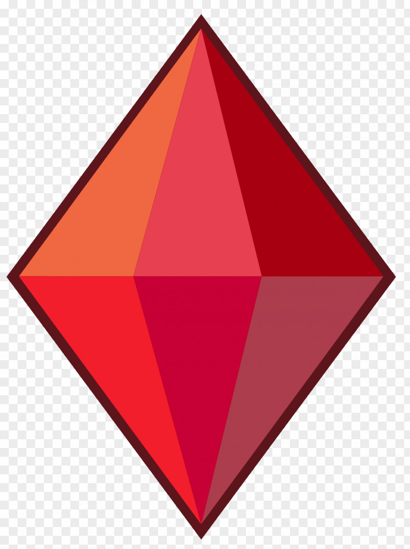 Triangle Red Diamond Background PNG