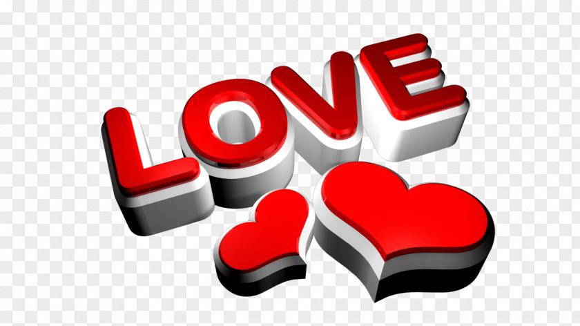 3d Love 3D Computer Graphics Heart Desktop Wallpaper PNG