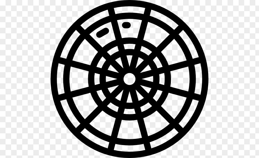 Dart Board Compass Rose Ship North PNG