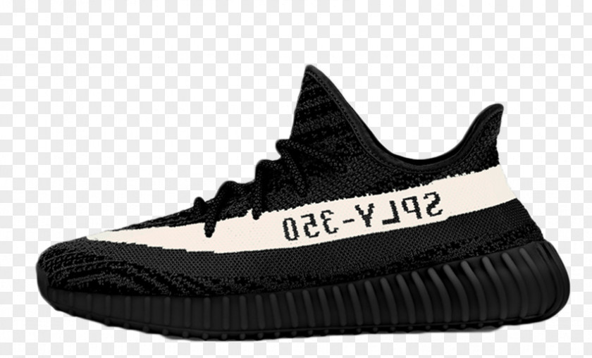 Black And White Stripe Adidas Yeezy Originals Shoe Sneakers PNG