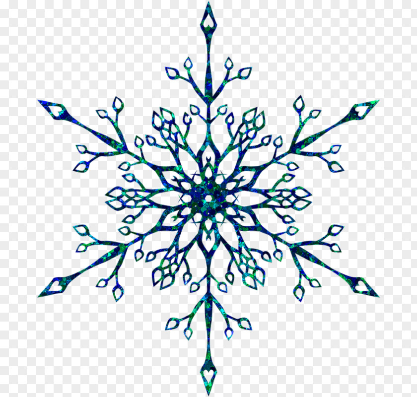 Blue Snowflake Crystal Shape Euclidean Vector PNG