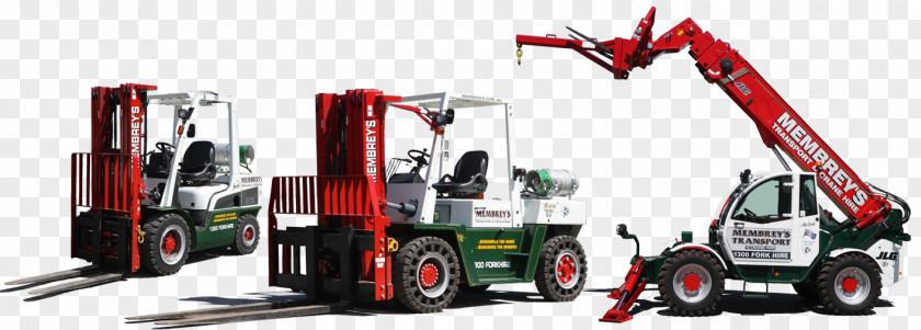Crane Forklift Mobile Lifting Equipment Aerial Work Platform PNG