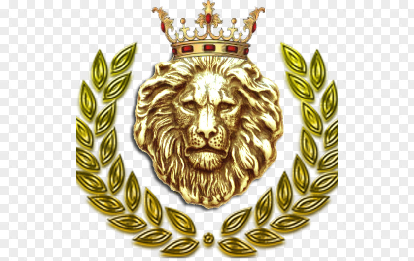 Lions Clipart Laurel Wreath Crown Golden Lion Gym PNG