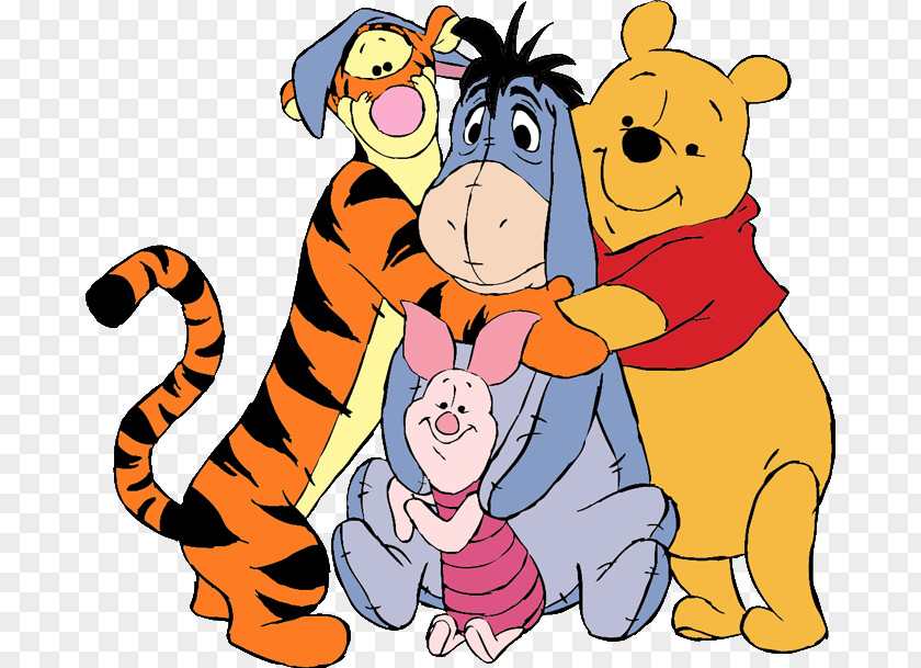 Winnie The Pooh Winnie-the-Pooh Piglet Tigger Eeyore Disney's & Friends PNG
