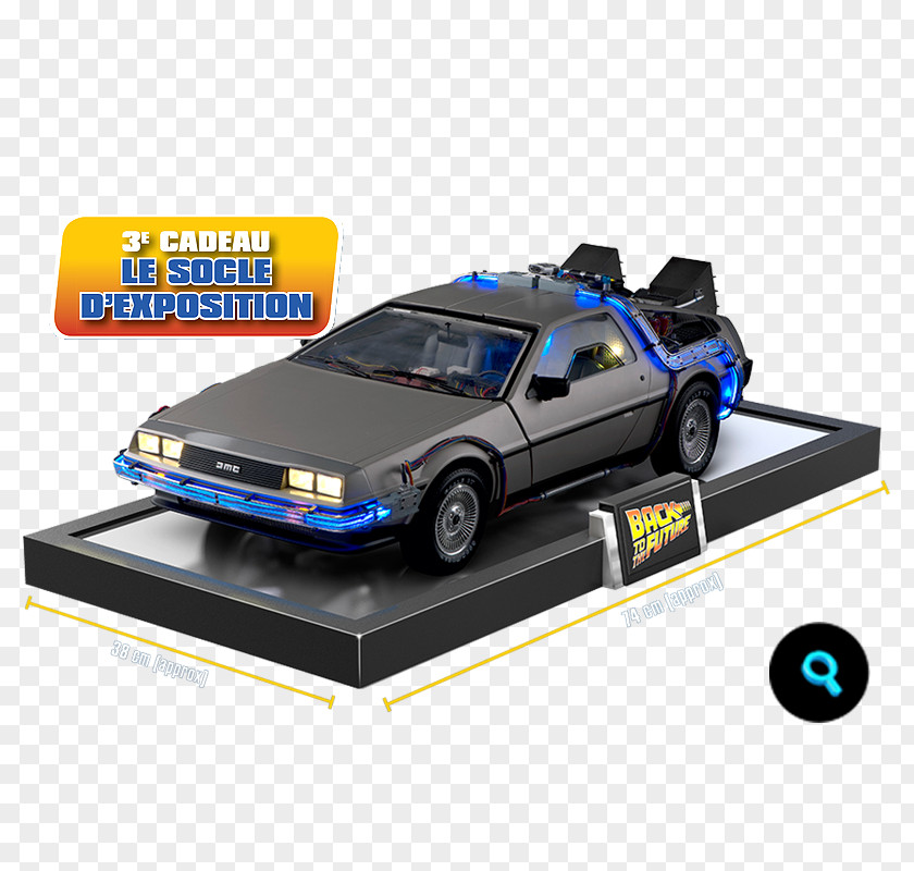 Car DeLorean DMC-12 Time Machine Scale Models PNG