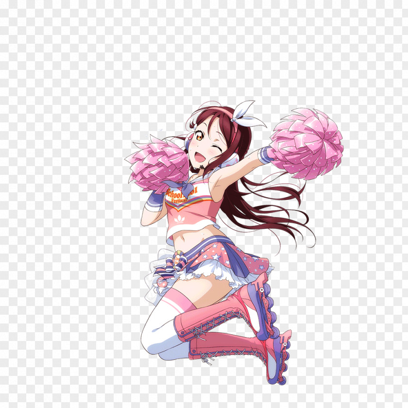 Cheerleader Rendering Fan Art Sticker PNG