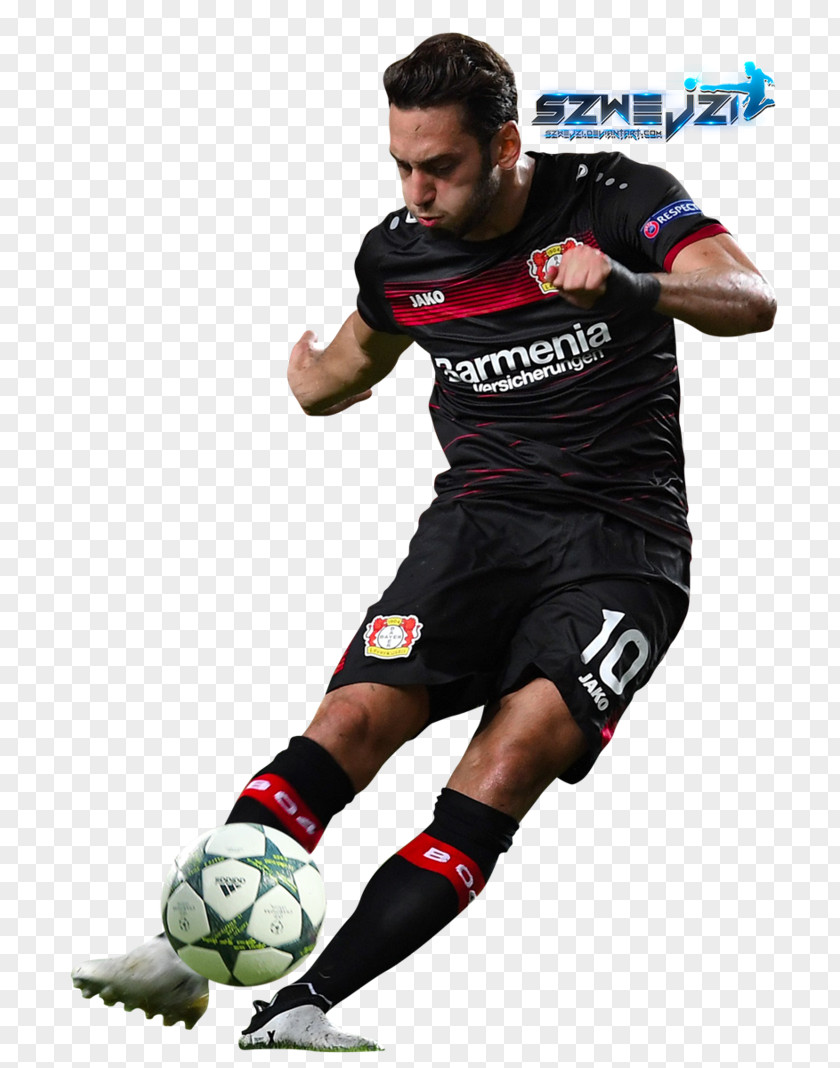 Hakan Çalhanoğlu Bayer 04 Leverkusen DeviantArt Soccer Player PNG