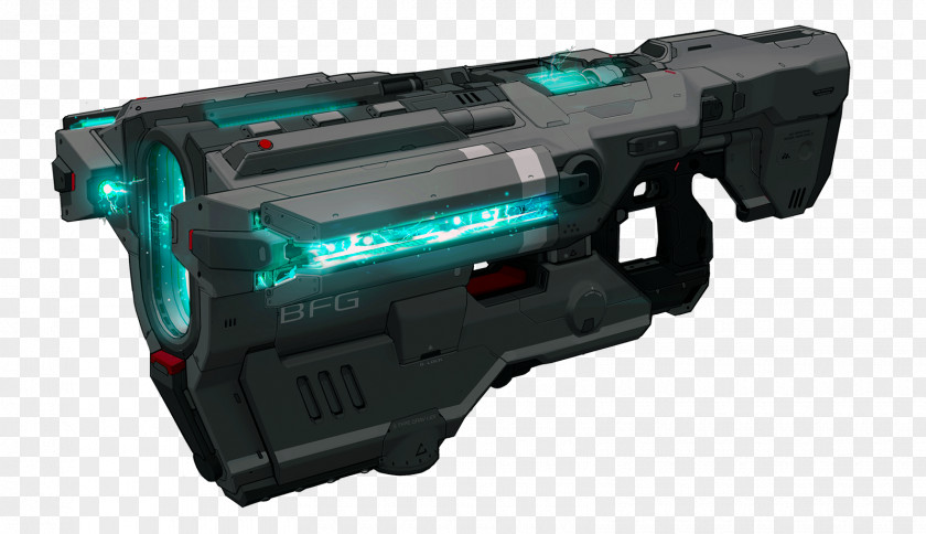 Laser Gun Doom 3 VFR BFG Weapon PNG