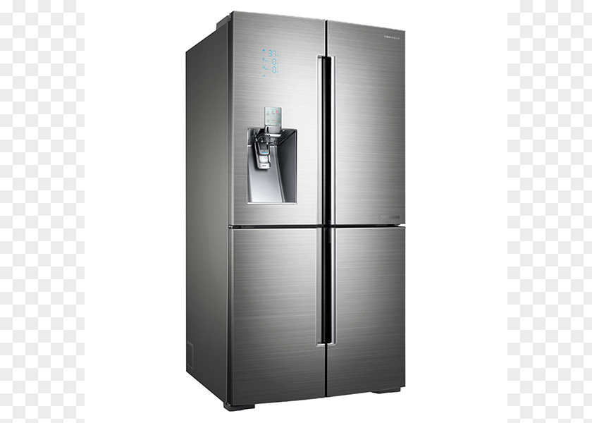 Refrigerator Samsung RF34H9950S4 Chef RF34H9960S4 Stainless Steel PNG