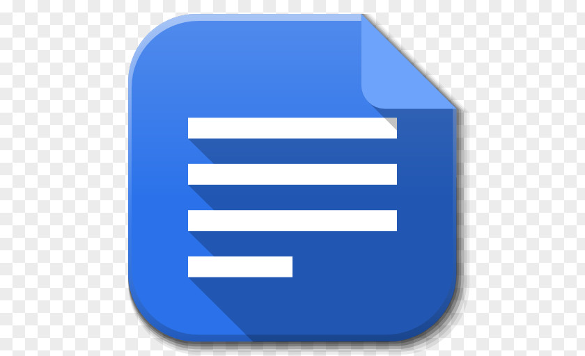 Apps Google Drive Docs Blue Angle Area Text PNG