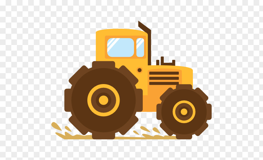 Excavator Agriculture Farm Icon PNG
