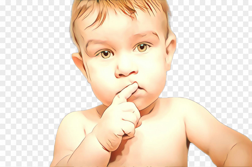 Finger Baby Child Face Nose Skin Cheek PNG