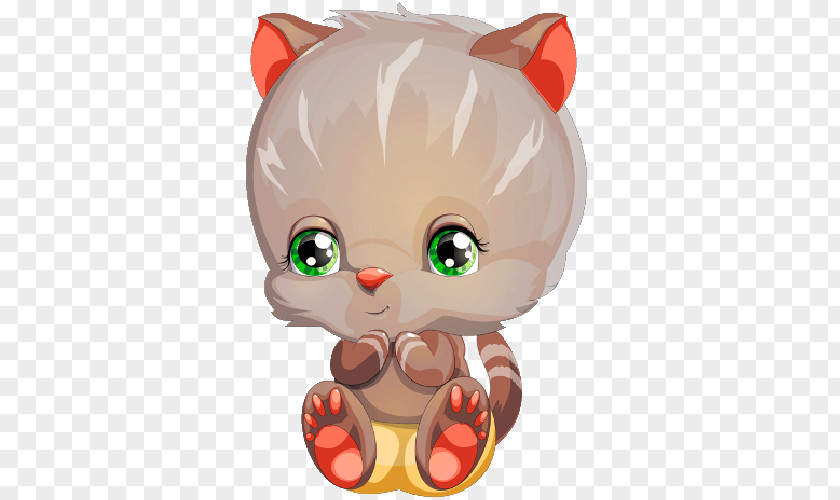 Kitten Whiskers Cat Cartoon Clip Art PNG