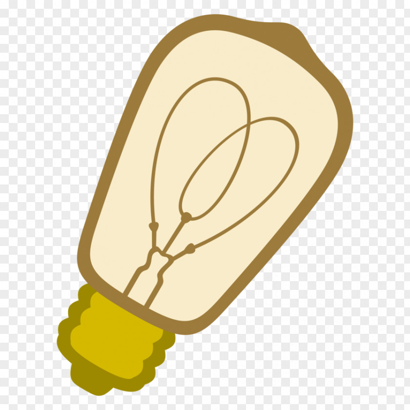 Light Bulb Incandescent Edison Screw Lighting Lamp PNG