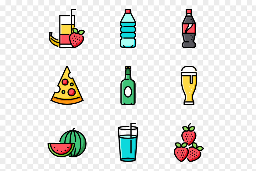 Summer Drinks Clip Art PNG