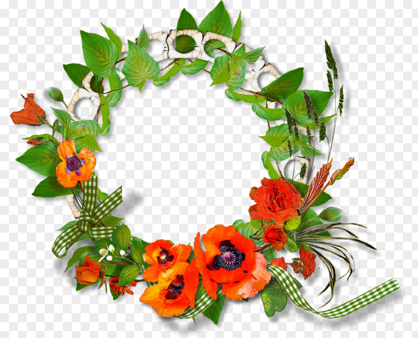 Flower Clip Art Image Wreath PNG
