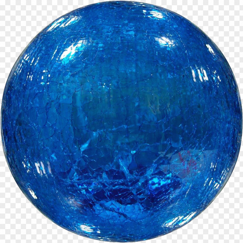 Light Globe Cobalt Blue Glass PNG