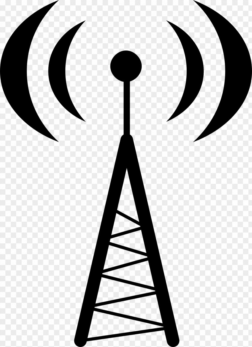 Radio Aerials Telecommunications Tower Wave Clip Art PNG